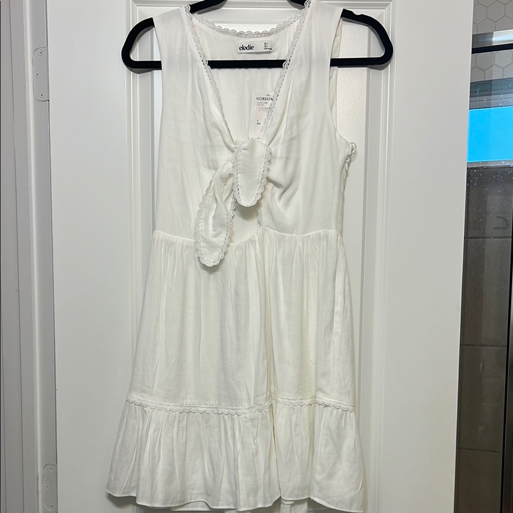 Elodie White Mini Dress